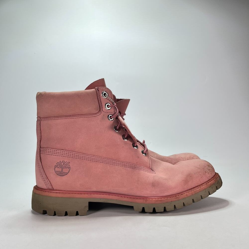 Timberland Premium 6-Inch Dusty Rose Waterproof Ankle Boots Women's Size 11M